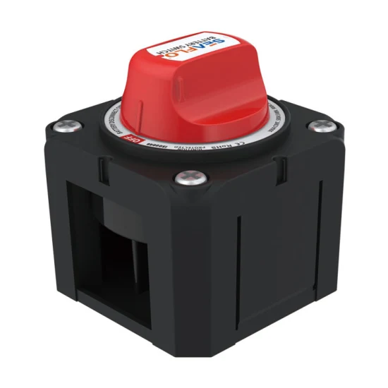 Seaflo 12V Boat 2 Battery Switch Single Circuit on/off Msd 600 Series Battery Disconnect Switch for Elect in RV